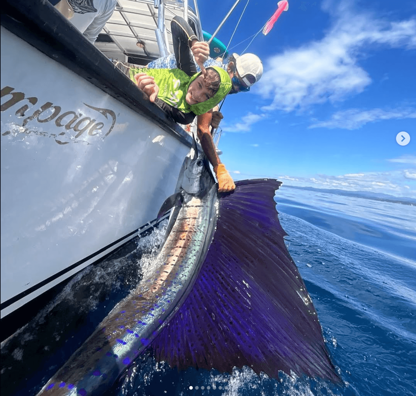 Marlin catch in Nosara
